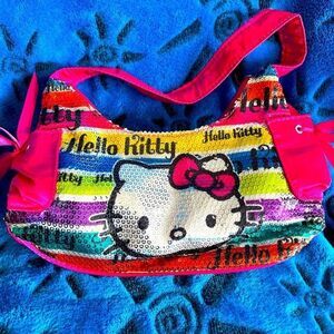 Hello Kitty Sanrio Sequin Pink Handbag Small